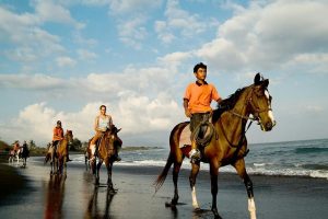 Horse Riding Bali Beach. Sunset Horse Riding Bali.